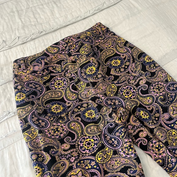ModCloth Way Out Paisley Flair Twill Pants size 4 - Picture 4 of 7
